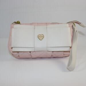 Betsey Johnson Quilted Wristlet Clutch